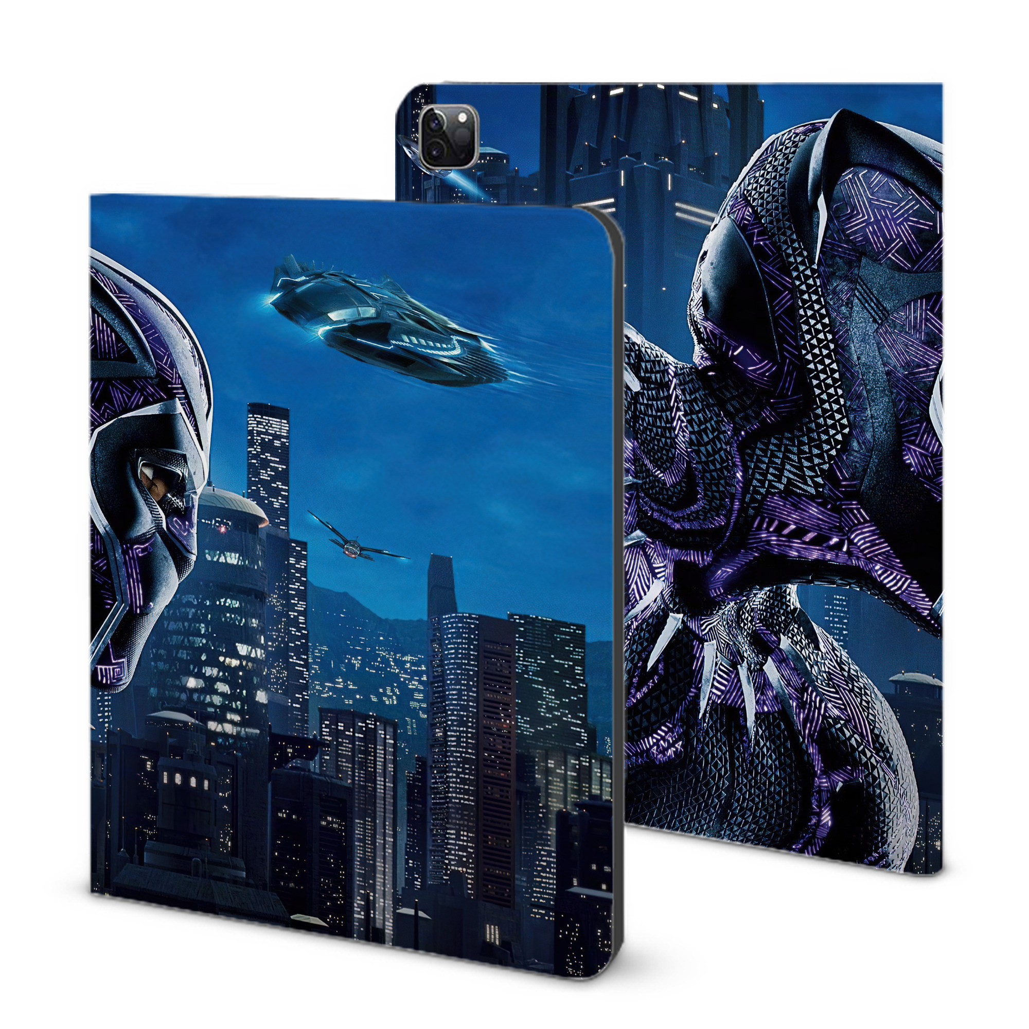 （画像用） アベンジャーズ The Avengers IPad ケース ブック型 PUレザー TPU 耐衝撃 軽量 薄型 ペン収納なし 全面保護 IPad 各モデル対応